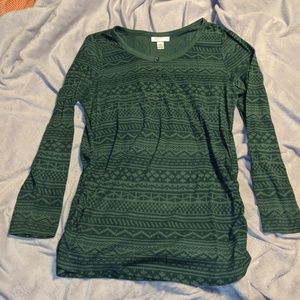 Long Sleeve Maternity Shirt